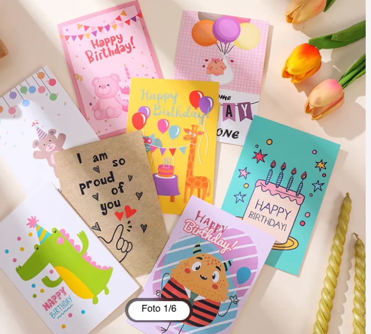 Custom Birthday Greeting Cards