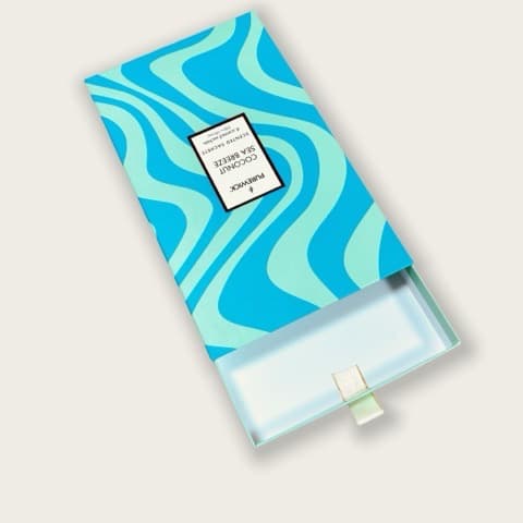 Blue Color Printing Rigid Box